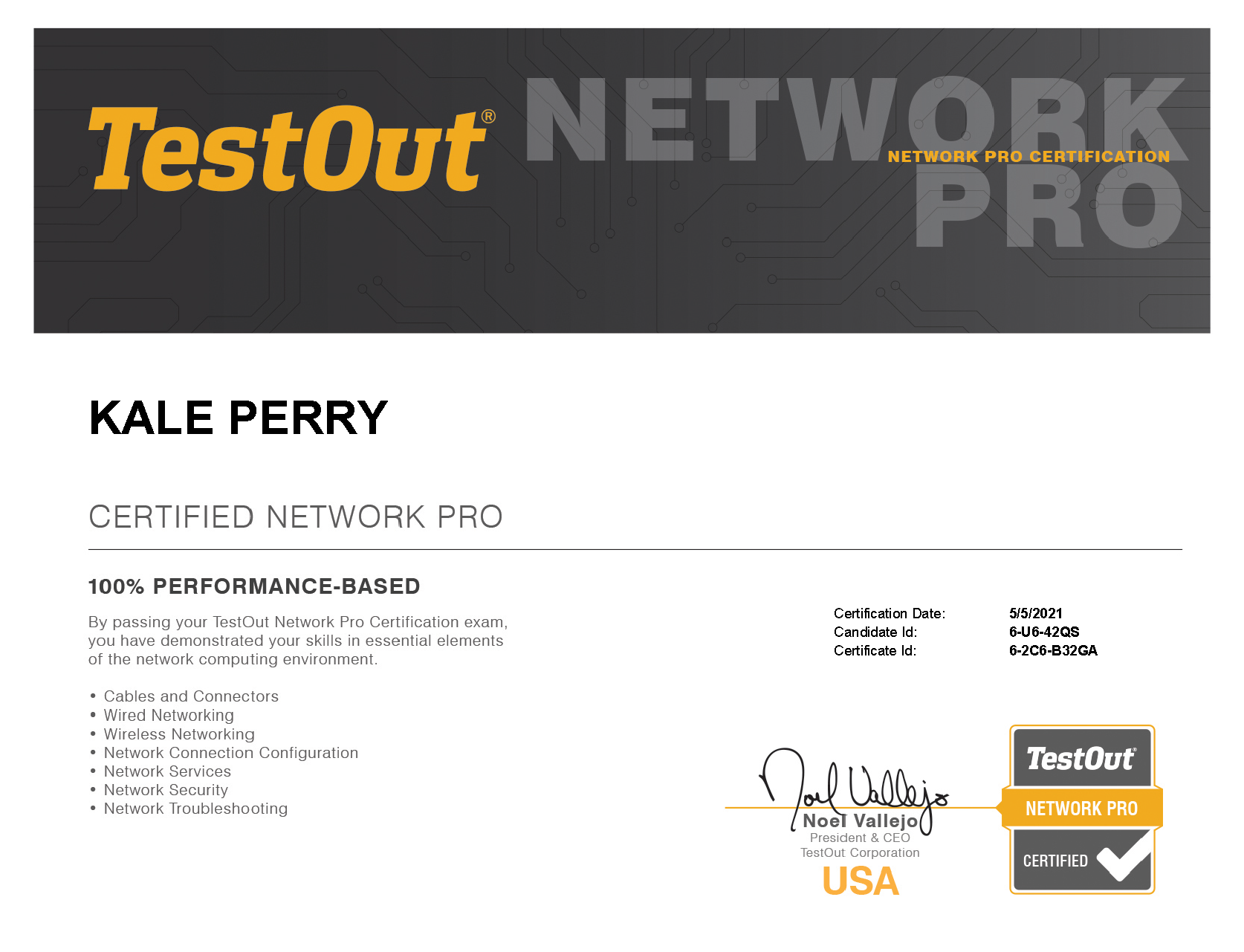 Certified Network Pro
