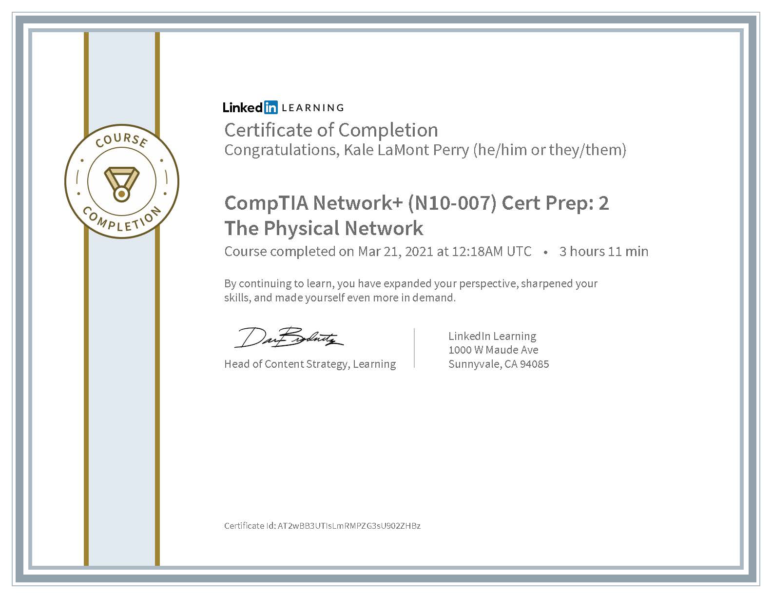 LinkedIn Learning: The Physical Network